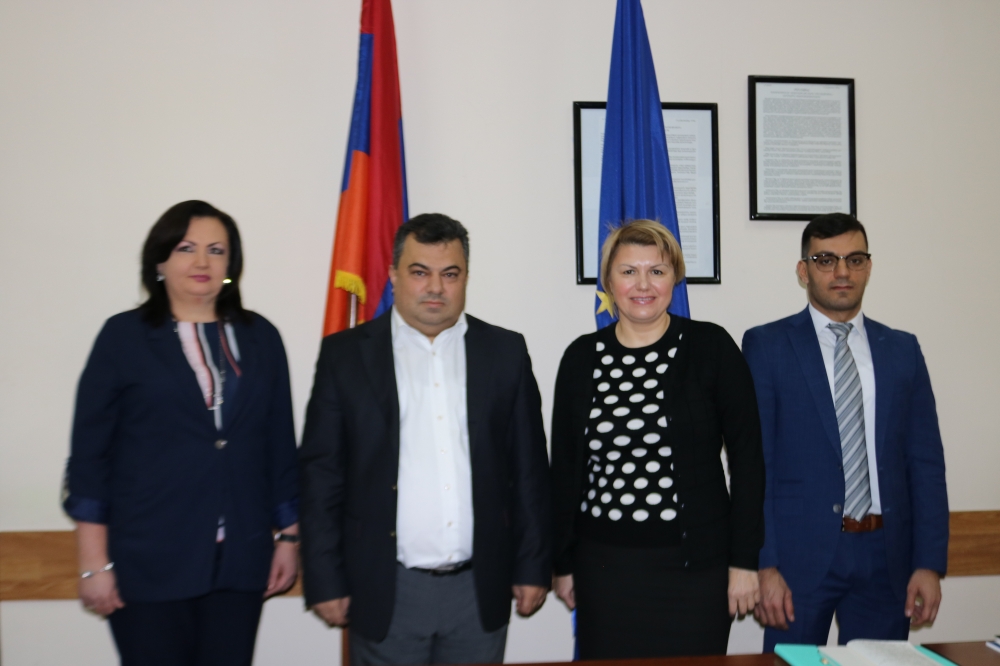 The representatives of the Supreme Rada of Ukraine at the Union of Communities of Armenia