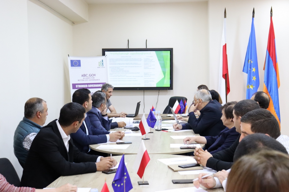 Garbage collection/waste processing working group meeting of Alliance for Better City Governance” project took place in Vanadzor office