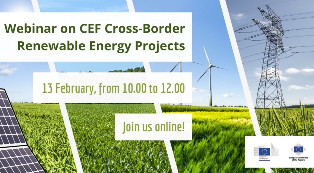 Webinar on CEF Cross-border Renewable Energy Projects  