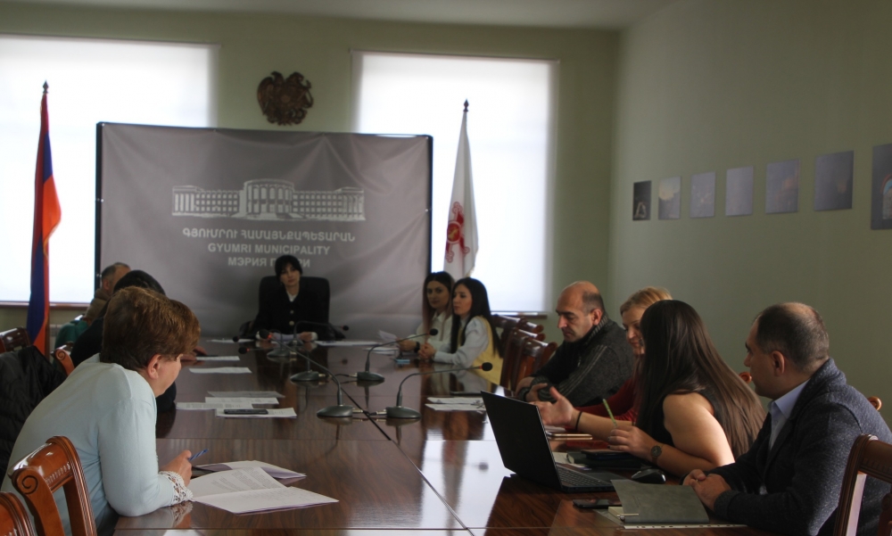 The draft of the strategic plan for solid domestic waste management of Gyumri community was presented