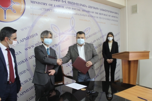 The Signing Ceremony of the Grant Project Between the Embassy of Japan in Armenia and the Union of Communities of Armenia took place